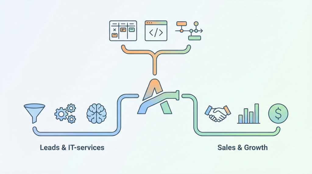 AmoCRM для IT-компании: как настроить CRM для управления лидами, проектами и продажами IT-услуг