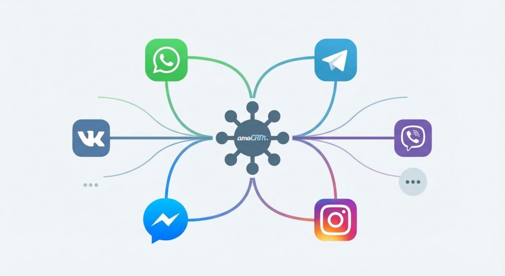 Как подключить мессенджеры к amoCRM: полный обзор интеграций с WhatsApp, Telegram, ВКонтакте и другими
